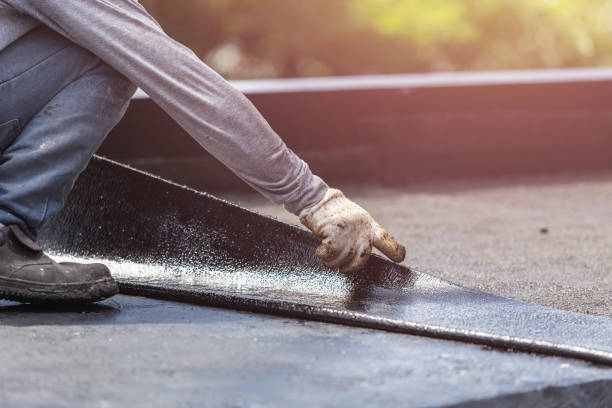 Professional Basement Waterproofing technician working in Pomeroy, PA